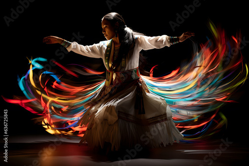 A traditional Native American dancer  © AGSTRONAUT