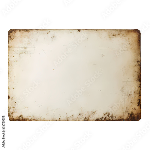 old paper texture, isolated on transparent background