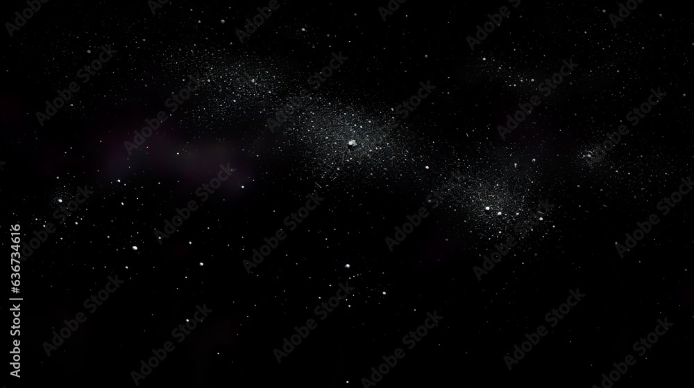Cosmic dust layer, space, nebula landscape for business and industry. Black, dark card, banner. Beautiful background cosmos, sky, clouds setting by night. Copy space.