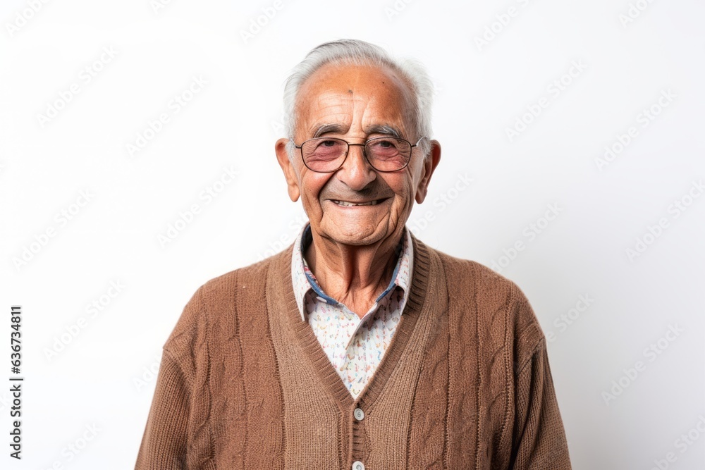 Portrait of happy senior asian man smiling on white background. Portrait of happy senior asian man smiling on white background.