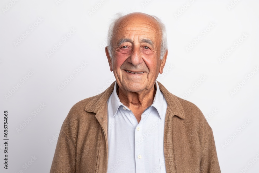 Portrait of a happy senior man smiling at the camera. Isolated on white background. Portrait of a happy senior man smiling at the camera. Isolated on white background.