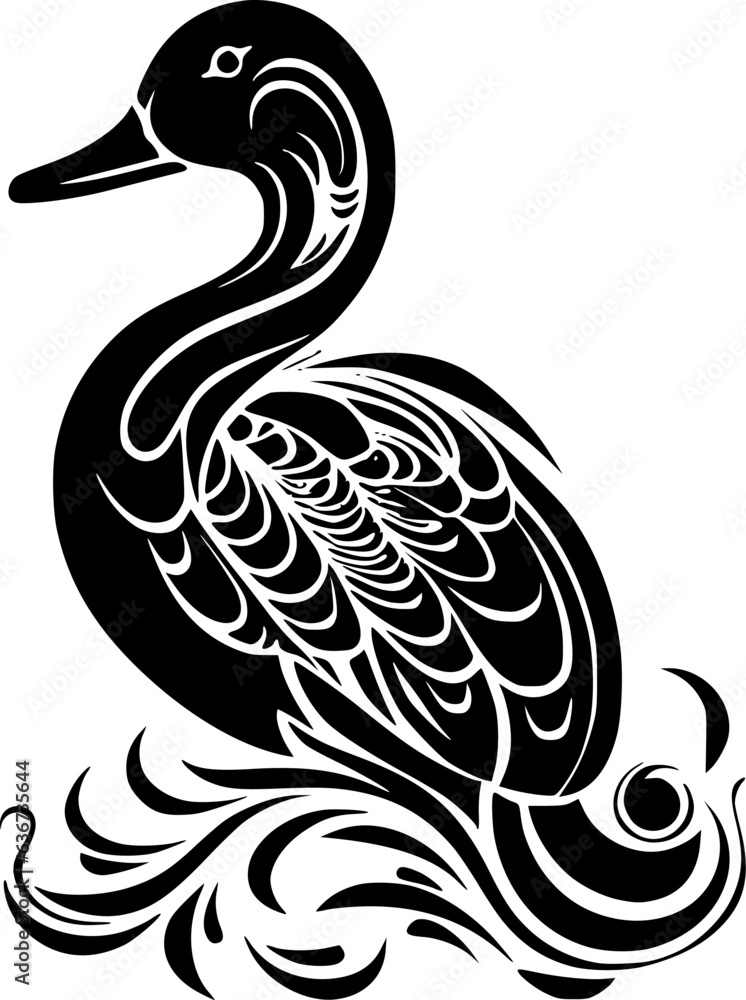 Duck | Minimalist and Simple Silhouette - Vector illustration Duck | Minimalist and Simple Silhouette - Vector illustration