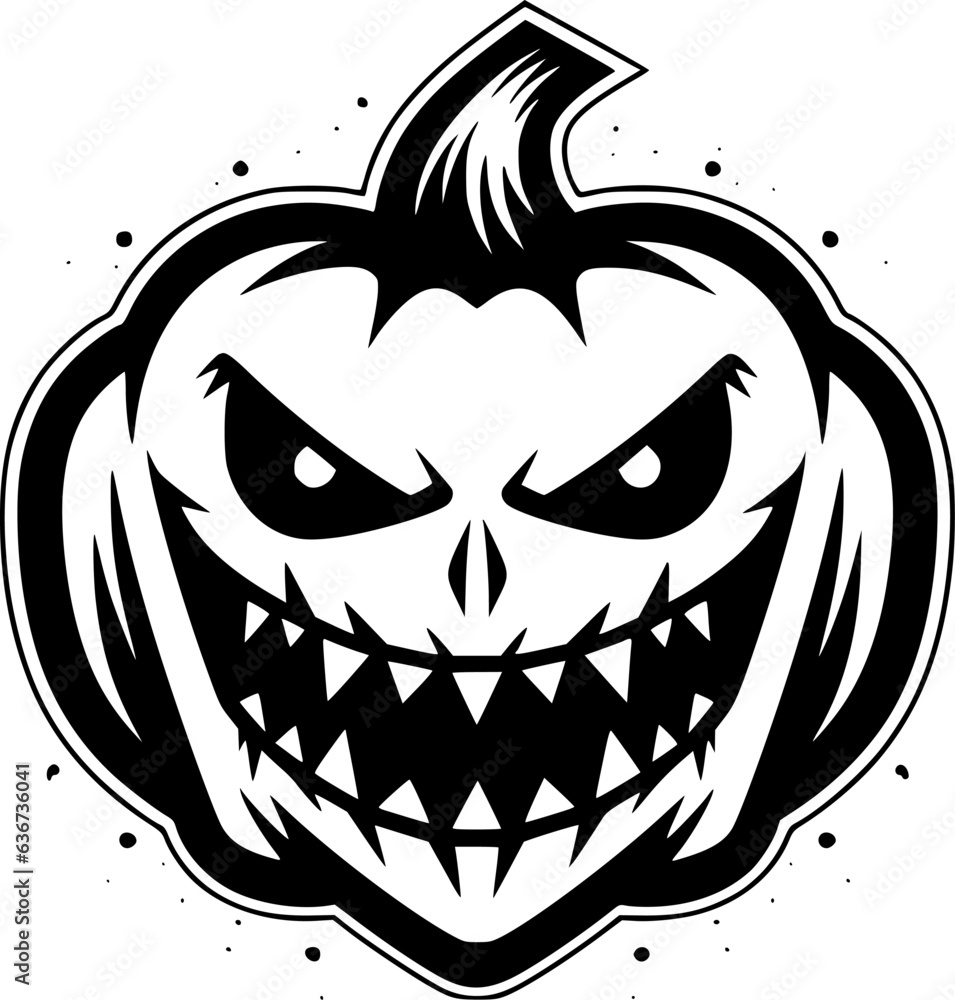 Halloween - Minimalist and Flat Logo - Vector illustration Halloween - Minimalist and Flat Logo - Vector illustration