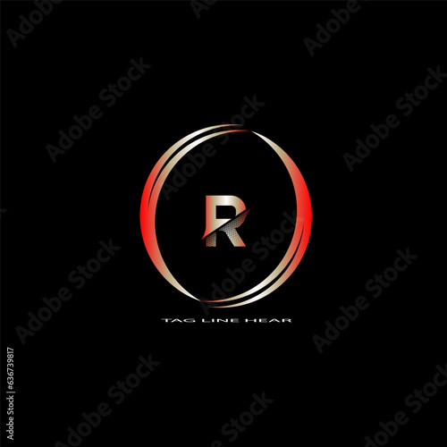 Free Download creative letter logo. gradient logo design with black background for your company.
 - GFXLoad