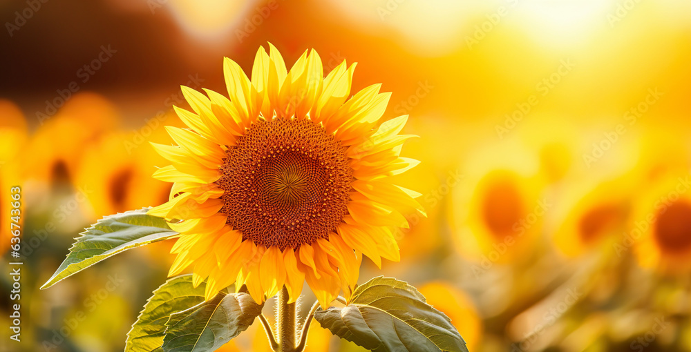 Wonderful view field of sunflowers by summertime. Summer landscape, beauty sunset over sunflowers field. Wonderful view field of sunflowers by summertime. Summer landscape, beauty sunset over sunflowers field.