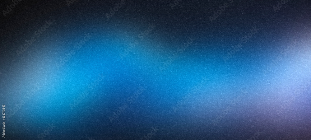 Fototapeta premium Dark blue purple color gradient background, grainy texture effect, web banner abstract design, copy space