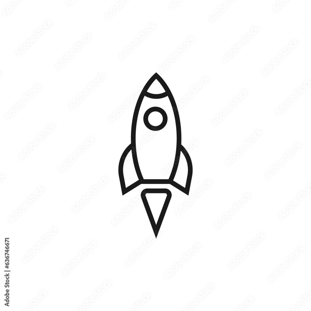 Launch symbol design template. Rocket icon vector. Launch symbol design template. Rocket icon vector.
