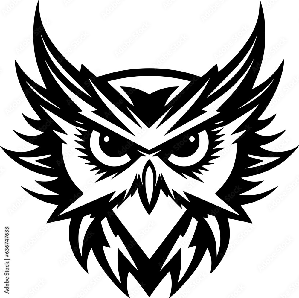 Owl - High Quality Vector Logo - Vector illustration ideal for T-shirt graphic Owl - High Quality Vector Logo - Vector illustration ideal for T-shirt graphic
