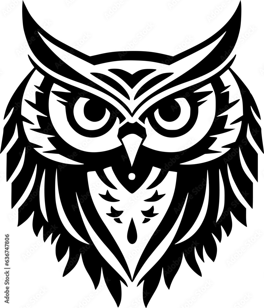 Owl | Minimalist and Simple Silhouette - Vector illustration Owl | Minimalist and Simple Silhouette - Vector illustration