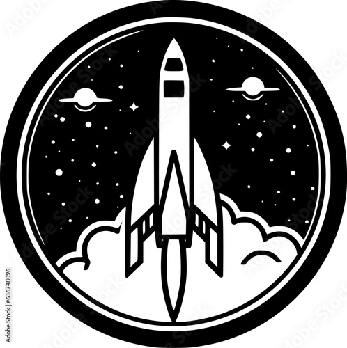 Rocket - High Quality Vector Logo - Vector illustration ideal for T-shirt graphic