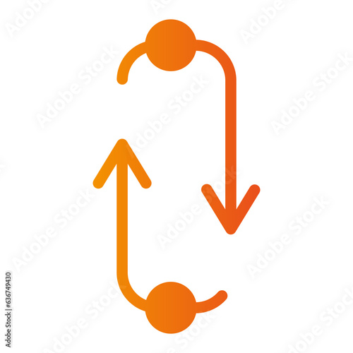 Icon Arrow is an image that shows direction or orientation. This is very helpful in guiding users or making navigation easier on apps and websites.