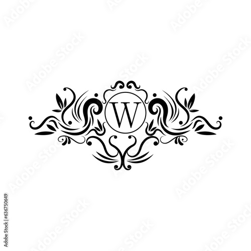 Elegant Premium Design logo Alphabet W