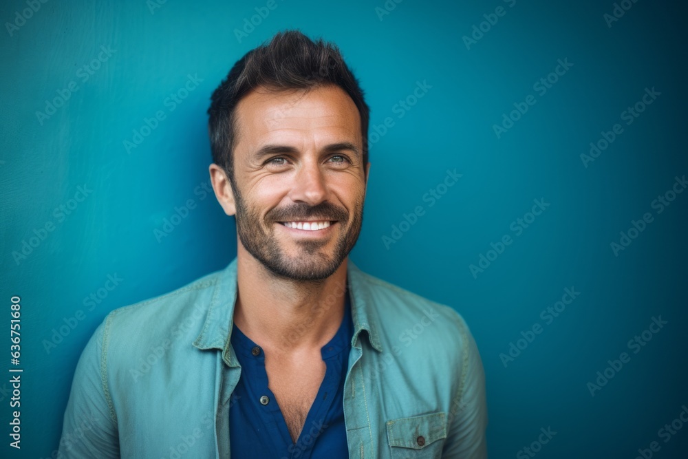 Portrait of a Brazilian man in his 30s in an abstract background wearing a chic cardigan Portrait of a Brazilian man in his 30s in an abstract background wearing a chic cardigan