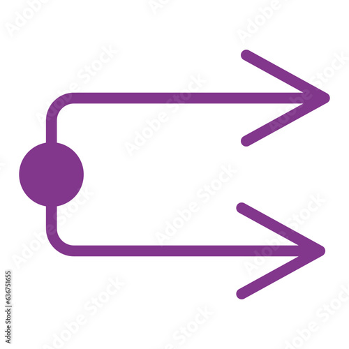 Icon Arrow is an image that shows direction or orientation. This is very helpful in guiding users or making navigation easier on apps and websites.