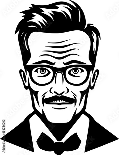 Teacher | Minimalist and Simple Silhouette - Vector illustration