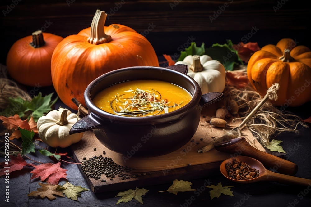 Happy Thanksgiving. Thanksgiving pumpkins and Autumn leaves. Thanksgiving Food Party. Thanksgiving Concept.Thanksgiving Background. Thanksgiving Theme. Generative Ai Happy Thanksgiving. Thanksgiving pumpkins and Autumn leaves. Thanksgiving Food Party. Thanksgiving Concept.Thanksgiving Background. Thanksgiving Theme. Generative Ai