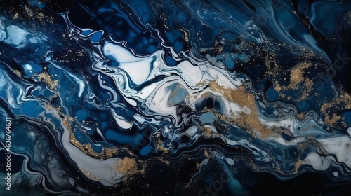 Abstract background of waving water. Generative AI
