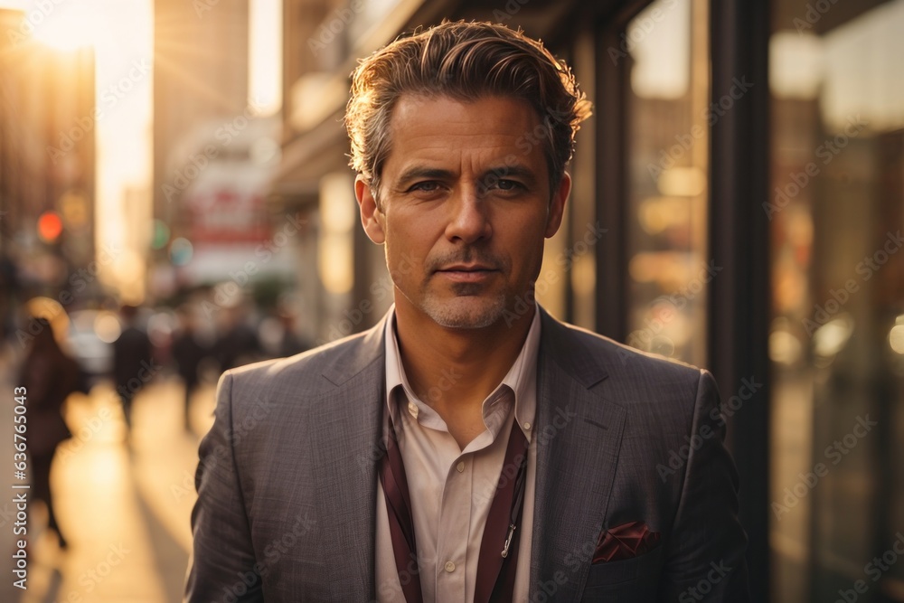 Fototapeta premium portrait of a serious businessman 