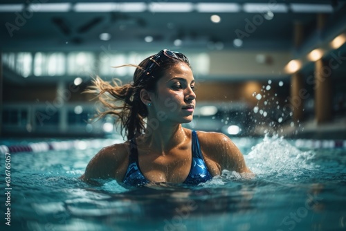 woman in swimming pool © Alex