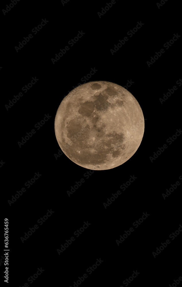 Beautiful and majestic Moon Crossing Brazilian Sky Beautiful and majestic Moon Crossing Brazilian Sky