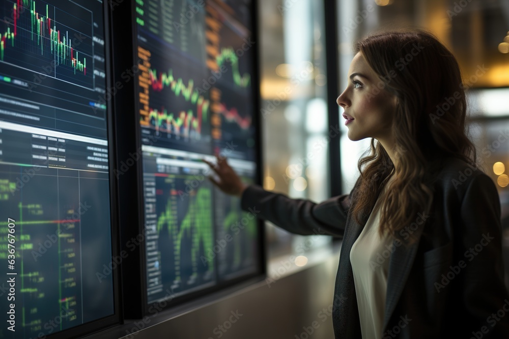 Finance Businesswoman Finance Businesswoman