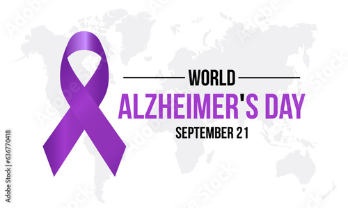 World Alzheimer's Day Highlights Advocacy, Support, and Research for Memory Disorders. Fostering Global Awareness vector illustration banner template.