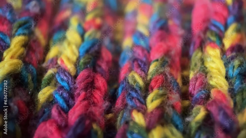 Macro Colors Knitted Texture Background, Slider Shot Macro Colors Knitted Texture Background, Slider Shot