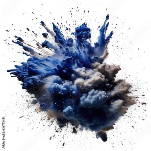 Navy Powder Explosion , Illustration, HD, PNG