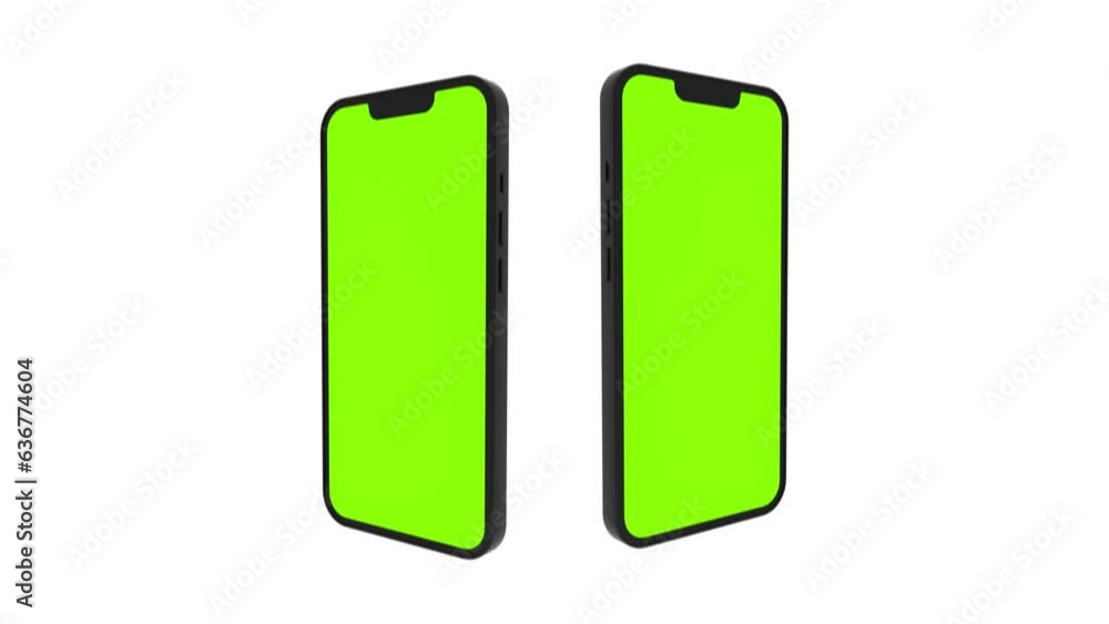smartphone with green screen isolated ui ux presentation mockup smartphone with green screen isolated ui ux presentation mockup