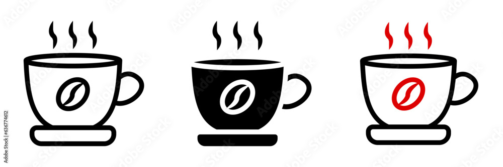 Coffee icon. sign for mobile concept and web design. vector illustration Coffee icon. sign for mobile concept and web design. vector illustration