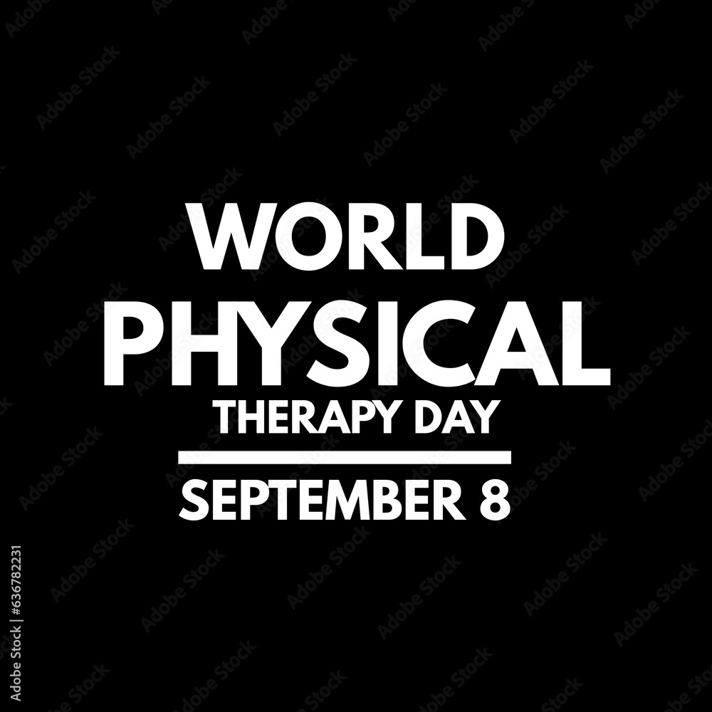 World physical therapy day September 8 national international 