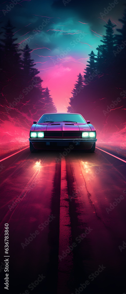 Naklejka premium Outrun