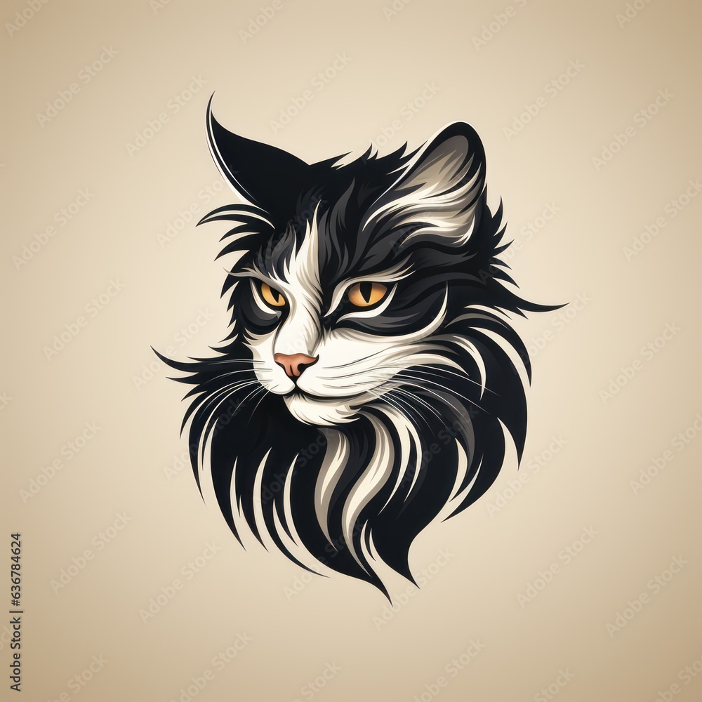 cat person graphic sketch cat person graphic sketch