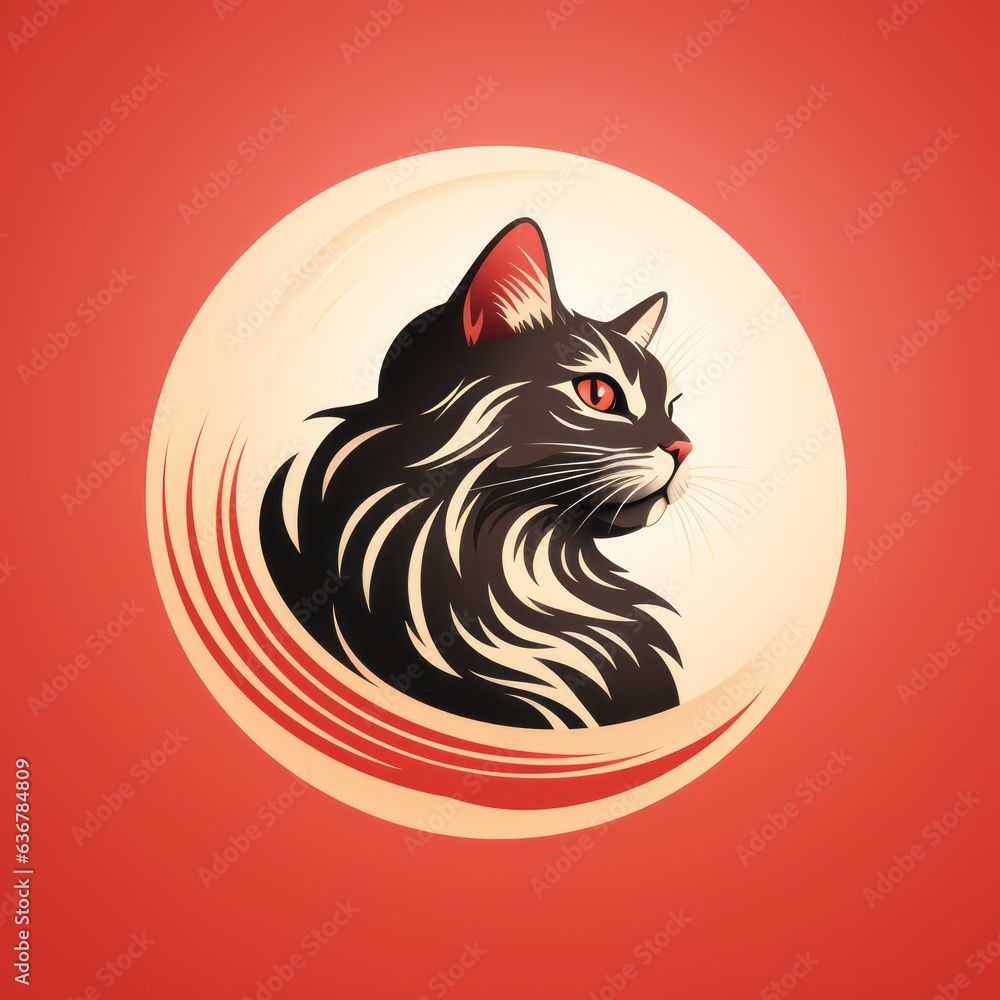 cat minimalistic avatar cat minimalistic avatar