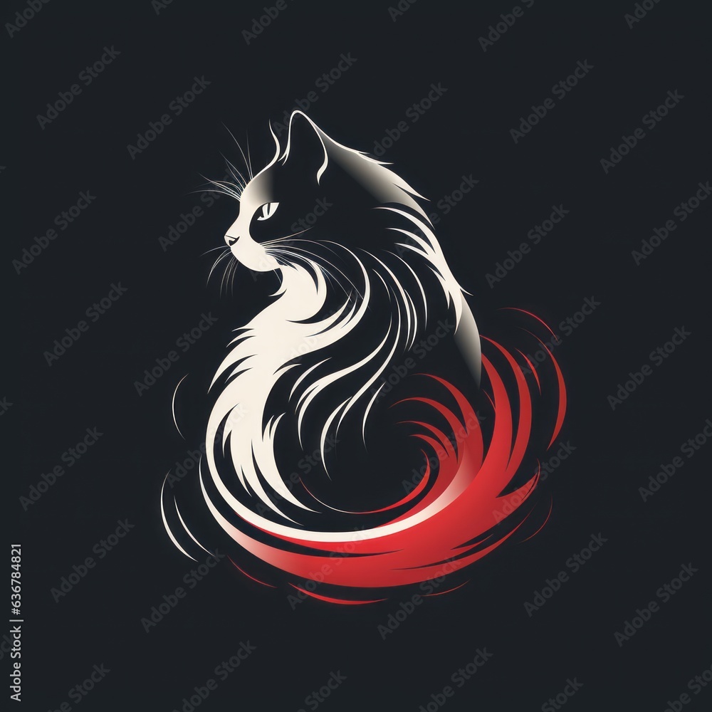 cat minimalistic avatar cat minimalistic avatar