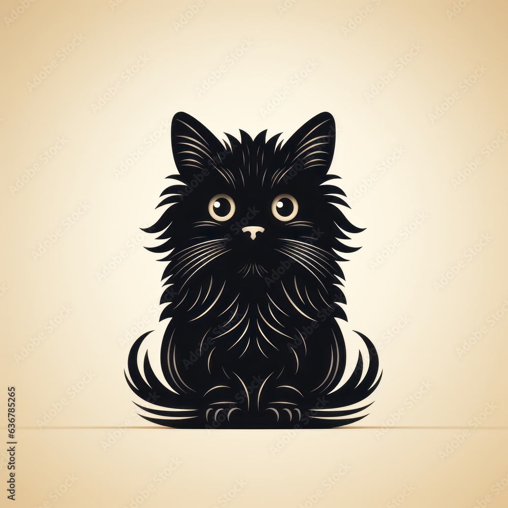 cute cat graphic illustration cute cat graphic illustration
