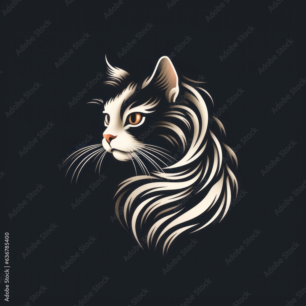 cute cat graphic illustration cute cat graphic illustration