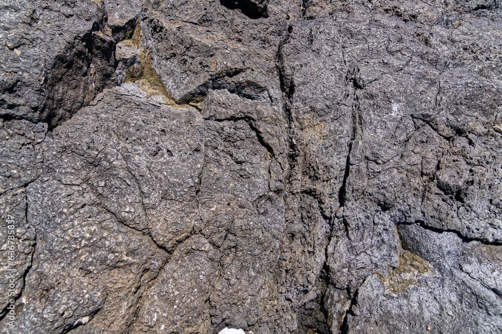 Scenic view of barren rock formations in a canyon Scenic view of barren rock formations in a canyon