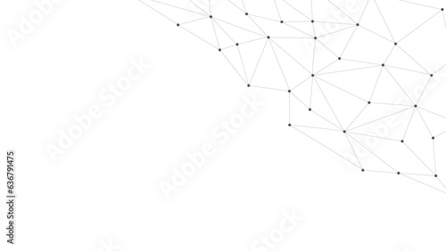Abstract geometric background. Plexus mesh backdrop. Vector