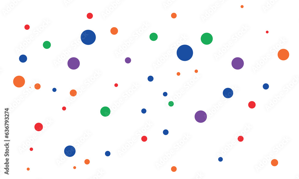 dot illustration, color dot vector, color dots vector illustration