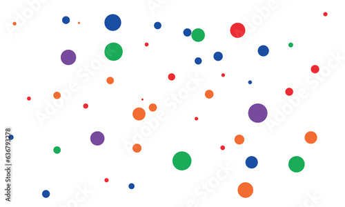 dot illustration, color dot vector, abstract colorful polka dot pattern vector background