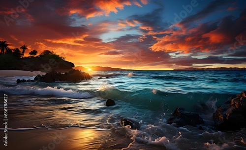 Radiant Beginnings  Sunrise Splendor at Pantai Kemasik  Terengganu