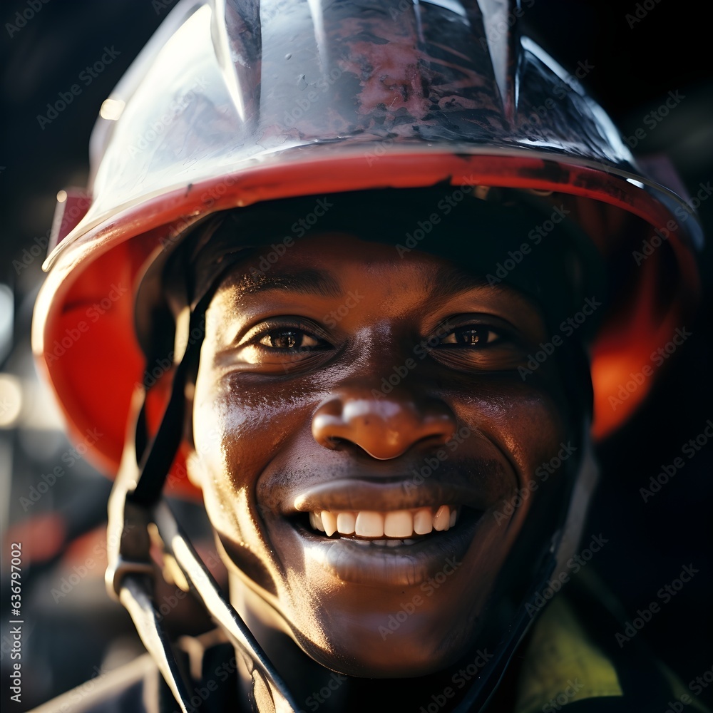Guardian of Safety: Firefighter in Action