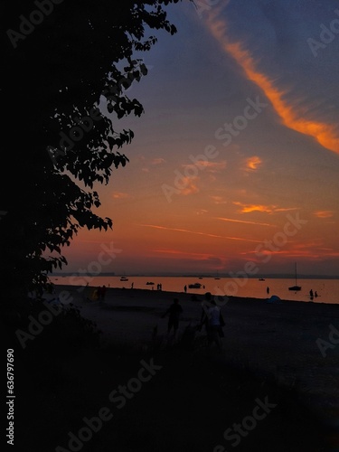 Wallpaper Mural beautiful sunset on the beach in Rewa, Poland Torontodigital.ca
