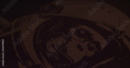 Screen printer heat cures and dries tee shirt
