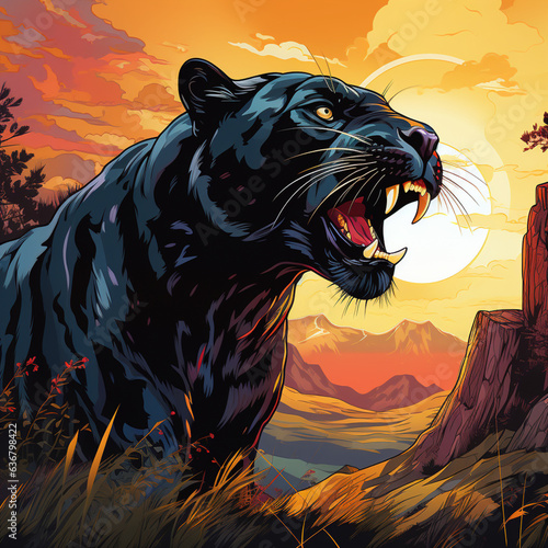 black panther art