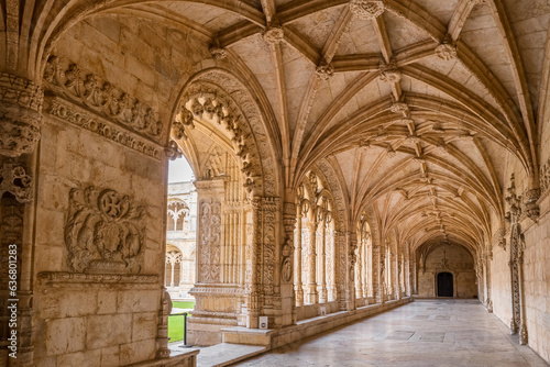 Hieronymites Monastery, Mosteiro dos Jeronimos, in Lisbon, Portugal
