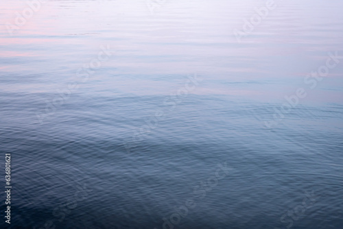 Blue water surface with ripples