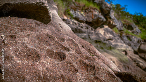 Photos a rock formation at Jack’s Point