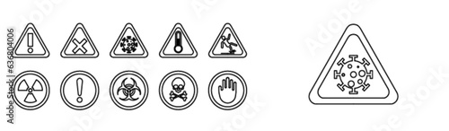 Warning (Domestic logo set)
